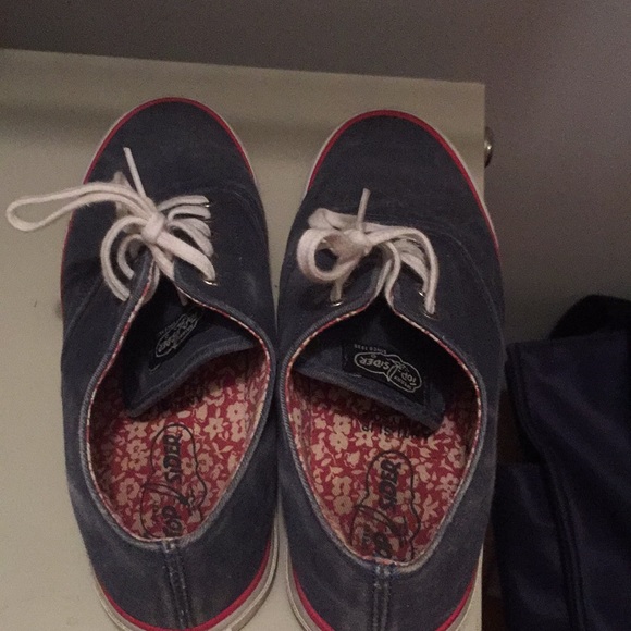 Navy Denim  Sperry Keds Sneakers - Picture 3 of 4